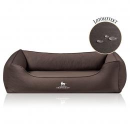 Knuffelwuff orthopädisches Hundebett Oliver Dunkelbraun M-L