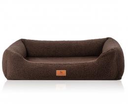 Knuffelwuff orthopädisches Hundebett Wollekopp Braun XL