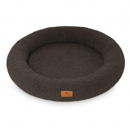 Knuffelwuff orthopädisches rundes Hundebett Cody Braun ø120cm