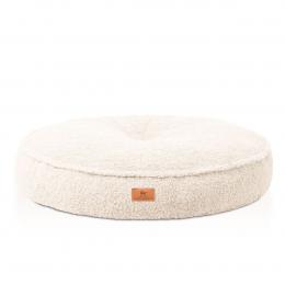 Knuffelwuff orthopädisches rundes Hundebett Tivano Beige ø80cm