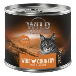 Kombi-Paket: Wild Freedom Adult 6 x 200 g / 6 x 400 g - getreidefreie Rezeptur - Mixpaket 1 (5 Sorten) (6 x 200 g) + Mixpaket 2 (4 Sorten) (6 x 200 g)