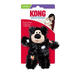 KONG Cat Softies Patchwork Bear Assorted