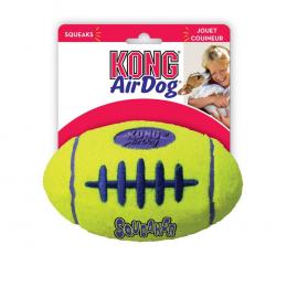 KONG Football Tennis mit Quietscher - 1 Stück, L 19 x B 10 cm