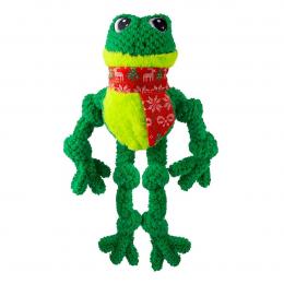 KONG Holiday Hundespielzeug Knots Frosch L / XL