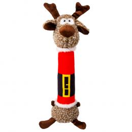 KONG Holiday Shakers Luvs Reindeer - Größe M: L 35 x B 13 x H 7 cm