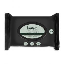 kooa Care Wipes - 50 Stück, Erdbeer-Duft