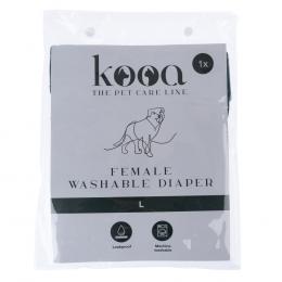 Angebot für kooa Waschbare Windel für Hündinnen - Größe L - Kategorie Hundefutter & Zubehör / Pflege & Schermaschine / Hundewindel / kooa.  Lieferzeit: 1-2 Tage -  jetzt kaufen.