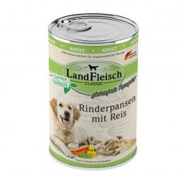 LandFleisch Dog Classic Rinderpansen mit Reis 6x400g