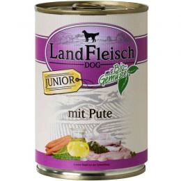 Landfleisch Dog Junior Pute - 800 g (3,19 € pro 1 kg)