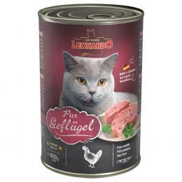 Leonardo All Meat Katzenfutter 6 x 400 g - Geflügel pur