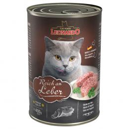 Leonardo All Meat Katzenfutter 6 x 400 g - Reich an Leber