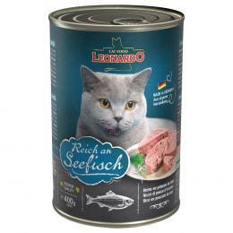 Leonardo All Meat Katzenfutter 6 x 400 g - Reich an Seefisch