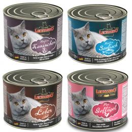Leonardo Katzenfutter All Meat 24 x 200 g - Mixpaket (4 Sorten)