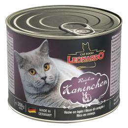 Leonardo Katzenfutter All Meat 24 x 200 g - Reich an Kaninchen