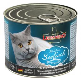 Leonardo Katzenfutter All Meat 6 x 200 g - Reich an Seefisch