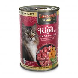 Leonardo Rind mit Wild und Süßkartoffel 6x400g