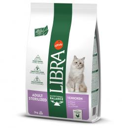 Libra Cat Adult Sterilized Huhn - Sparpaket: 2 x 3 kg