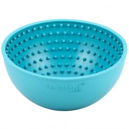 LickiMat Hundenapf Wobble, türkis - L 21 x B 19 x H 9,5 cm