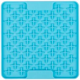 LickiMat Schleckmatte Mini Buddy, türkis - L 15 x B 15 x H 1 cm