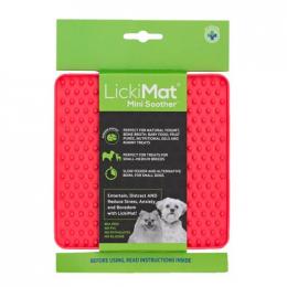 Lickimat Schnuller-Rosa Mini-Futtermatte Für Kleine Hunde 15X15 Cm