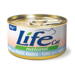Life Cat Natural Adult 6 x 85 g - Thunfisch mit Weißfisch