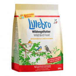 Lillebro Wildvogelfutter mit Mehlwürmern - 3 x 500 g