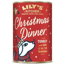 Angebot für Lily's Kitchen Dinner 1 x 400 g - Weihnachtliches Festessen mit Truthahn - Kategorie Hundefutter & Zubehör / Hundefutter nass / Lily's Kitchen / -.  Lieferzeit: 1-2 Tage -  jetzt kaufen.