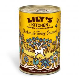 LILY'S KITCHEN Dog Casserole Huhn und Truthahn 6x400g