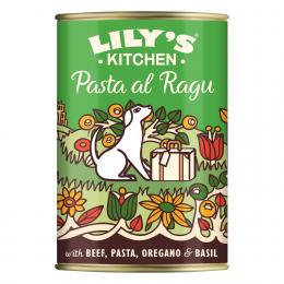 Angebot für Lily's Kitchen Pasta al Ragu - 6 x 400 g - Kategorie Hundefutter & Zubehör / Hundefutter nass / Lily's Kitchen / -.  Lieferzeit: 1-2 Tage -  jetzt kaufen.