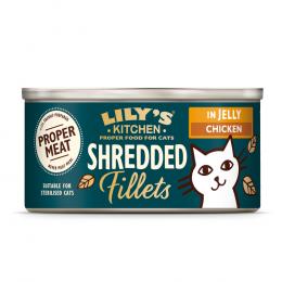 Lily's Kitchen Shredded Fillets für Katzen 24 x 70 g - Huhn