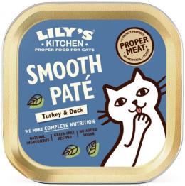Lily's Kitchen Smooth Paté Pute Und Ente Für Katzen 85 Gr