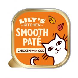 Lily's Kitchen Smooth Paté Selection für Katzen 19 x 85 g - Huhn & Kabeljau