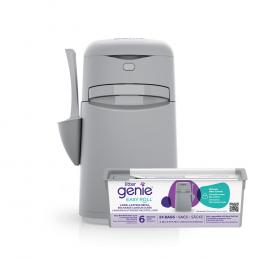 LitterLocker by Litter Genie® Easy Roll Katzenstreu-Entsorgungseimer, grau - EasyRoll Nachfüllkassette + 11 kg Premium Sensitive Katzenstreu (OHNE Eimer)