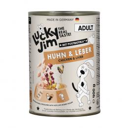 Angebot für Lucky Jim Adult 6 x 400 g - Huhn & Leber - Kategorie Hundefutter & Zubehör / Hundefutter nass / Lucky Jim / -.  Lieferzeit: 1-2 Tage -  jetzt kaufen.