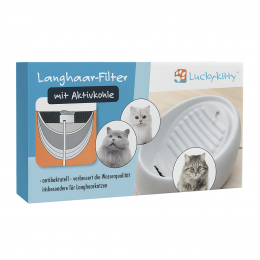 Lucky-Kitty Katzenbrunnen Keramik - Zubehör: Aktivkohle-Dauerfilter