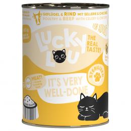 Lucky Lou Adult 24 x 400 g - Sterilized Geflügel & Rind