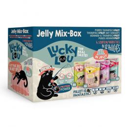 Lucky Lou Extra Food 12 x 70 g - Mix-Box in Jelly