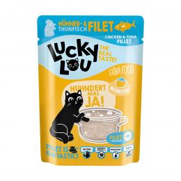 Lucky Lou Extra Food Hühnerfilet und Thunfisch in Broth 12x70g