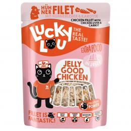 Lucky Lou Extra Food Huhn, Hühnerleber in Jelly 12x70 g