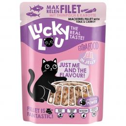 Lucky Lou Extra Food Makrele, Thunfisch in Jelly 24x70 g