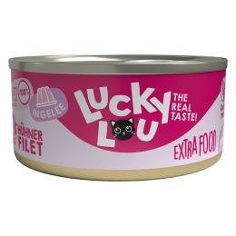 Lucky Lou Extrafood in Jelly 18 x 70 g - Hühnerfilet