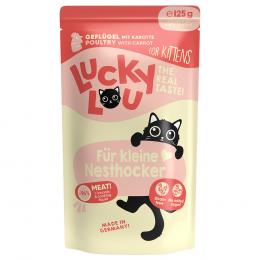 Angebot für Lucky Lou Kitten 16 x 125 g - Geflügel - Kategorie Katze / Katzenfutter nass / Lucky Lou / Kitten.  Lieferzeit: 1-2 Tage -  jetzt kaufen.