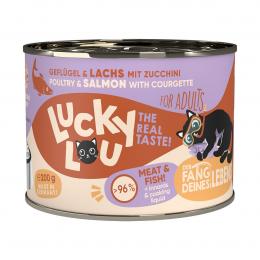 Lucky Lou Lifestage Adult Geflügel und Lachs 24x200g