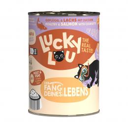 Lucky Lou Lifestage Adult Geflügel und Lachs 6x400g
