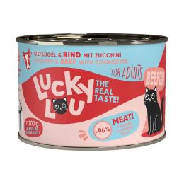 Lucky Lou Lifestage Adult Geflügel und Rind 6x200g