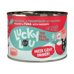Lucky Lou Lifestage Adult Geflügel und Thunfisch 24x200g