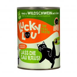 Lucky Lou Lifestage Adult Rind und Wildschwein 24x400g