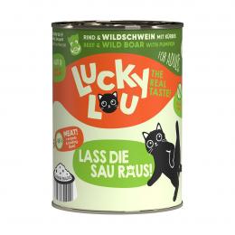 Lucky Lou Lifestage Adult Rind und Wildschwein 6x400g