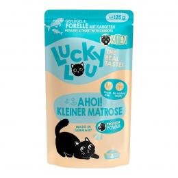 Lucky Lou Lifestage Kitten Geflügel und Forelle 16x125g