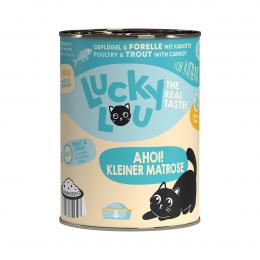 Lucky Lou Lifestage Kitten Geflügel und Forelle 6x400g